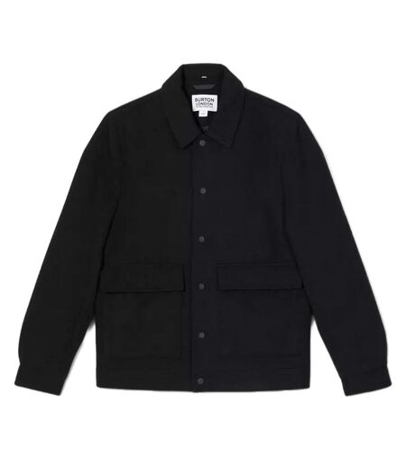 Burton Mens Faux Wool Shirt Jacket (Black) - UTBW396