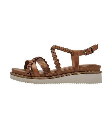 Sandale Plate Cuir Tamaris