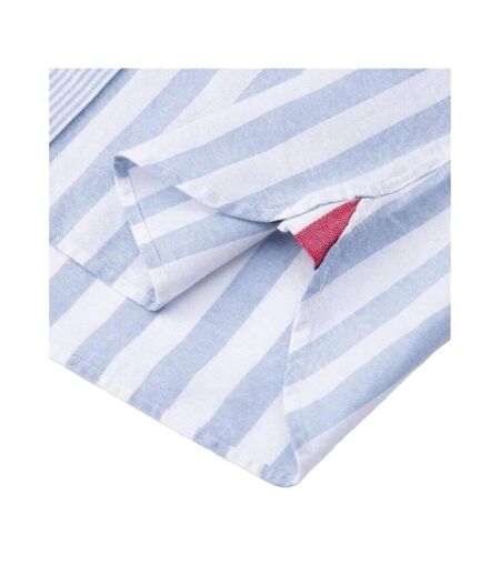 Chemise Motif/style Rayé Homme Blanc Bleu Tommy Hilfiger