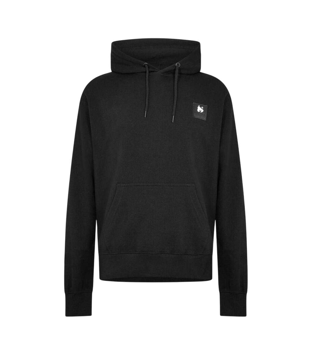 Sweat À Capuche Manches Longues Homme Noir Money-1