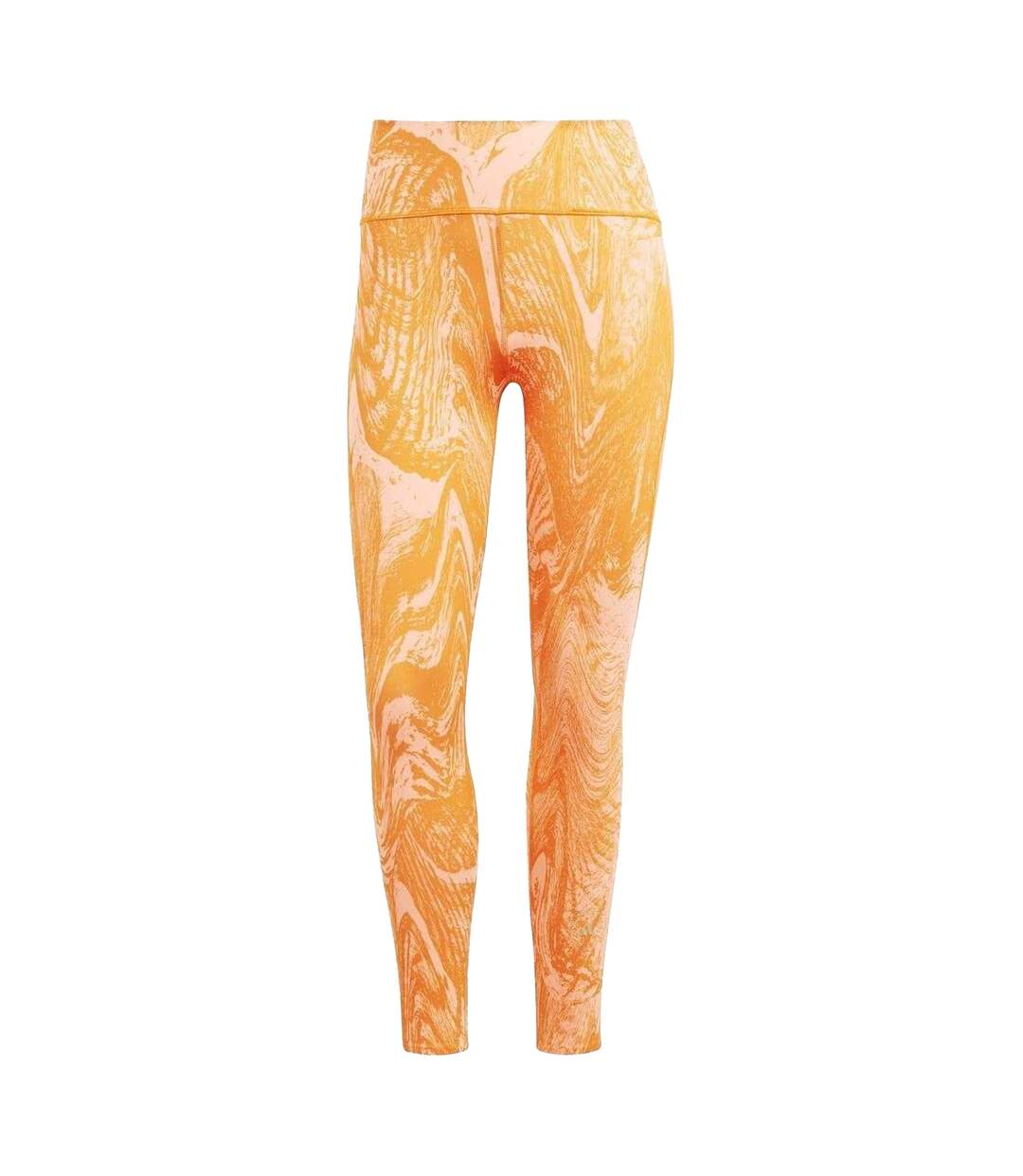 Legging Motif/style Marbré Femme Orange Adidas-2