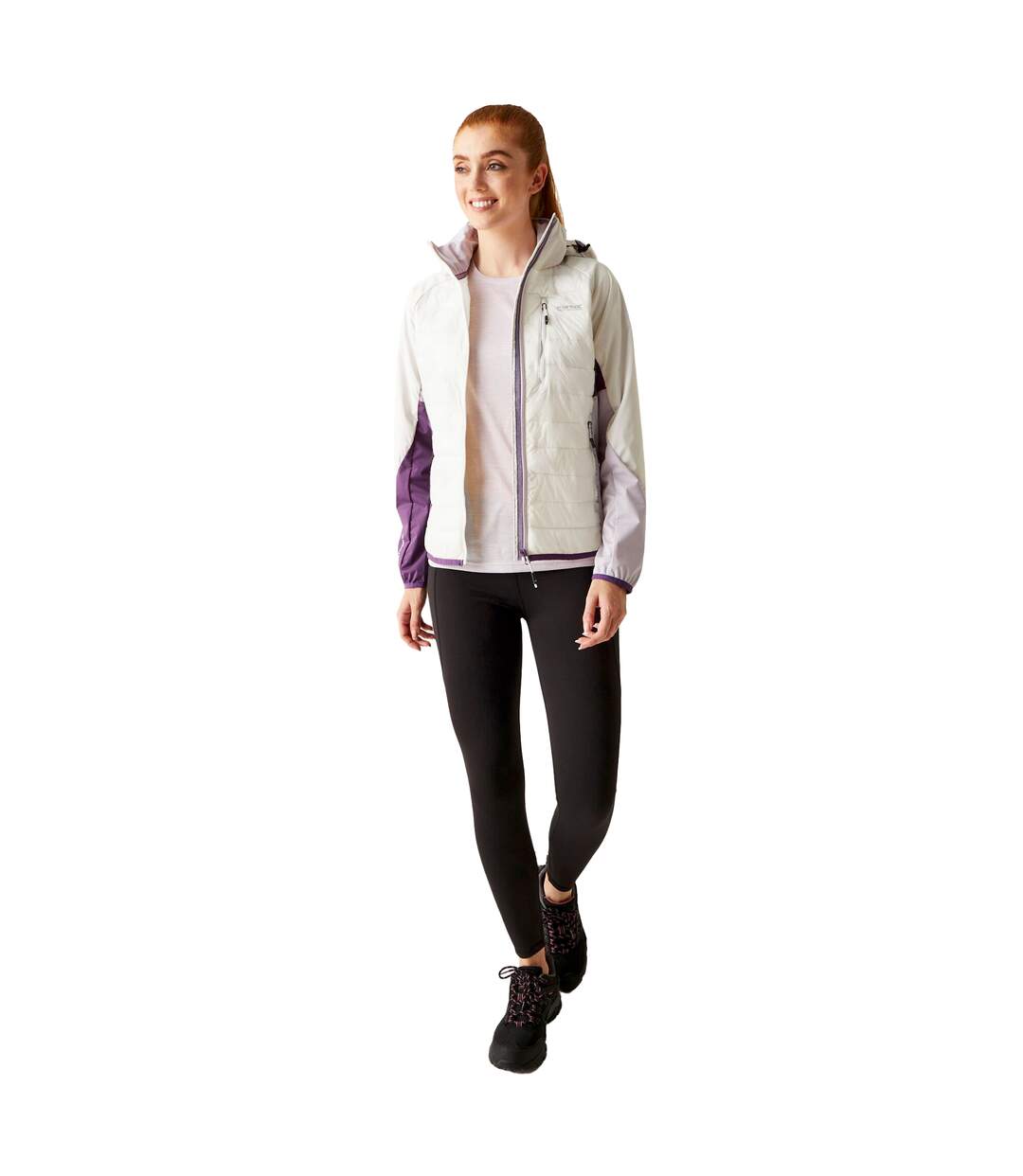 Veste hybride andreson pro femme blanc / violet coucher de soleil Regatta