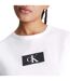 Ensemble De Pyjama Court Femme Bleu Foncé Blanc Calvin Klein-3