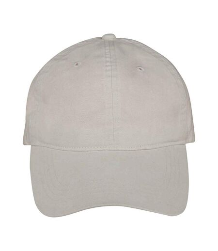 Unisex adult faded washed baseball cap ivory Native Spirit