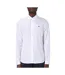 Chemise slim fit blanc homme lacoste unie pinpo-1