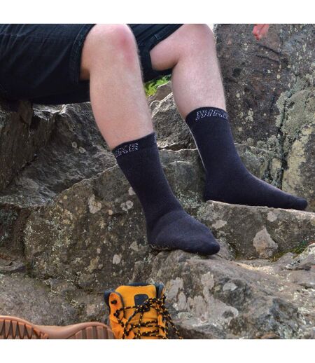 12 Pairs Mens Cushioned Crew Hiking Walking Boot Socks