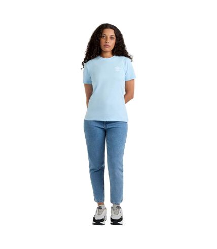 Umbro - T-shirt CORE - Femme (Bleu pastel / Blanc) - UTUO1911