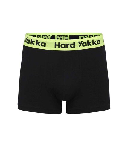 Hard Yakka Mens Cotton Boxer Shorts Set (Pack of 5) (Multicolored)