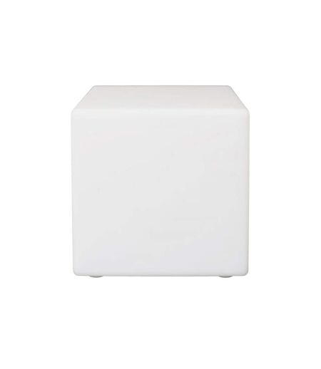 Paris Prix - Lampe Cube D'extérieur télécommande 25cm Blanc
