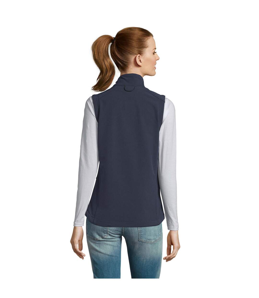 Veste Sans Manches Rallye Femme Bleu Marine Français SOLS-2