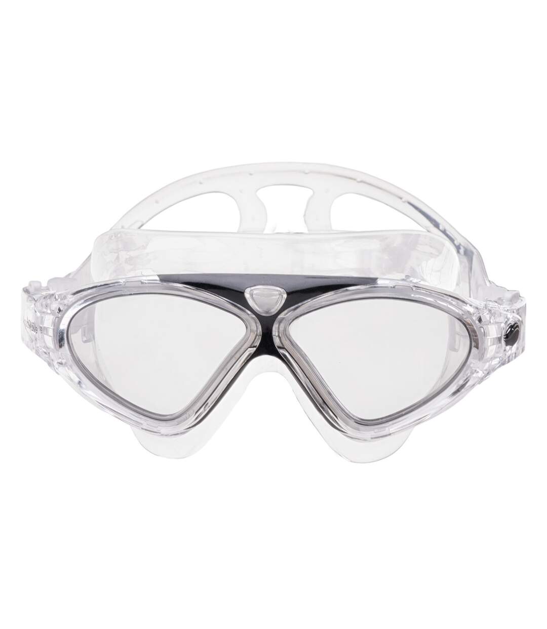 Lunettes De Natation Fliper Adulte Transparent Noir Fumée Aquawave-1