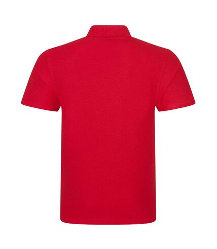 PRO RTX Mens Pro Pique Polo Shirt (Red)