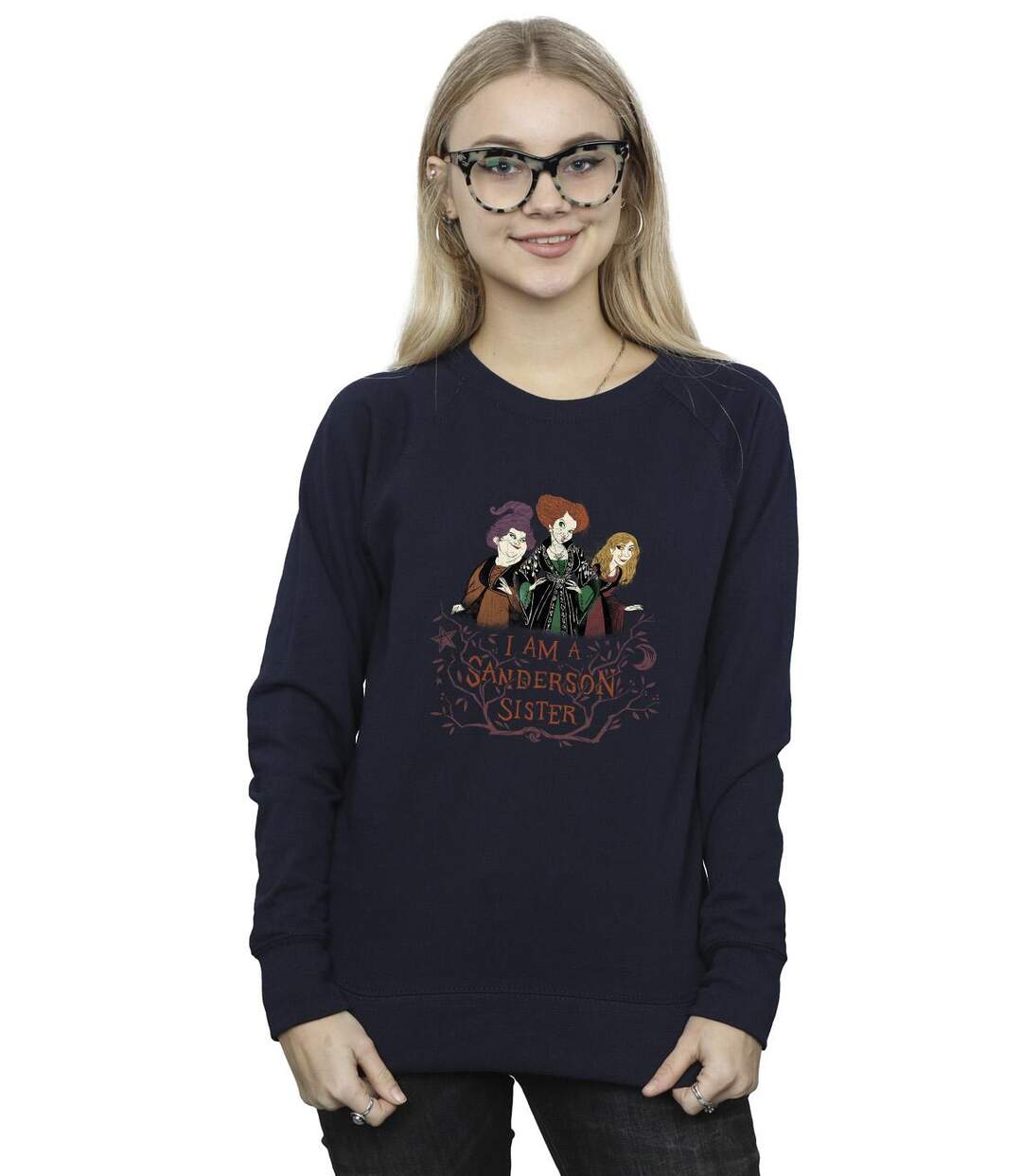 Disney Sweatshirt Hocus Pocus Sanderson Sister - Femmes/Dames (Bleu marine) - UTBI15573-2
