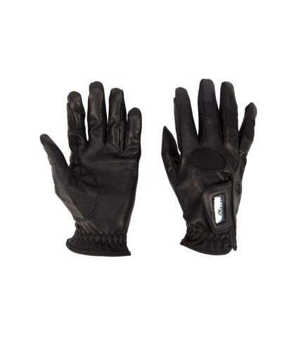 Gants de dressage adulte noir Dublin