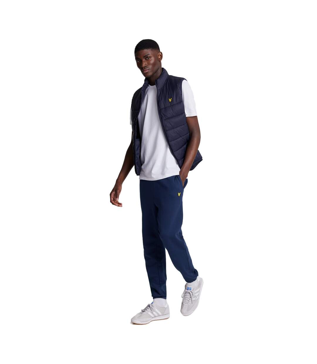 Pantalon de jogging slim pour hommes marine Lyle & Scott-4