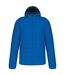 Kariban Mens Lightweight Hooded Padded Jacket (Light Royal Blue)
