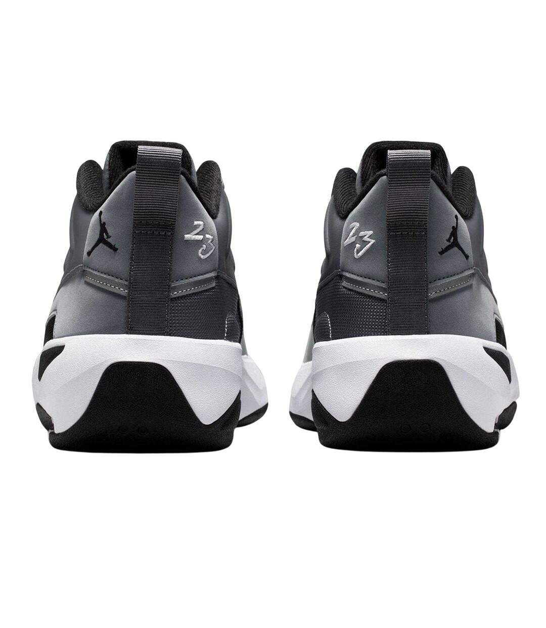Mens Air Jordan Max Aura 7 Leather Basketball Shoes Grey Black Nike-2