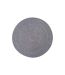 Set de Table Rond Déco Shiny 35cm Gris Foncé-1