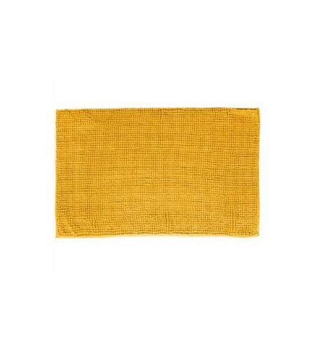 Tapis de Salle de Bain Chenille 50x80cm Jaune