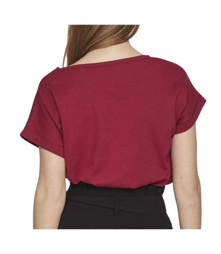 T-shirt Rouge Femme Vila Dreamers