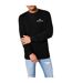 Mens Logo Crew Neck Sweatshirt Black Replay-4