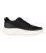 Womens/ladies Knitted Platform Wedge Trainers Black Jack Wills-1