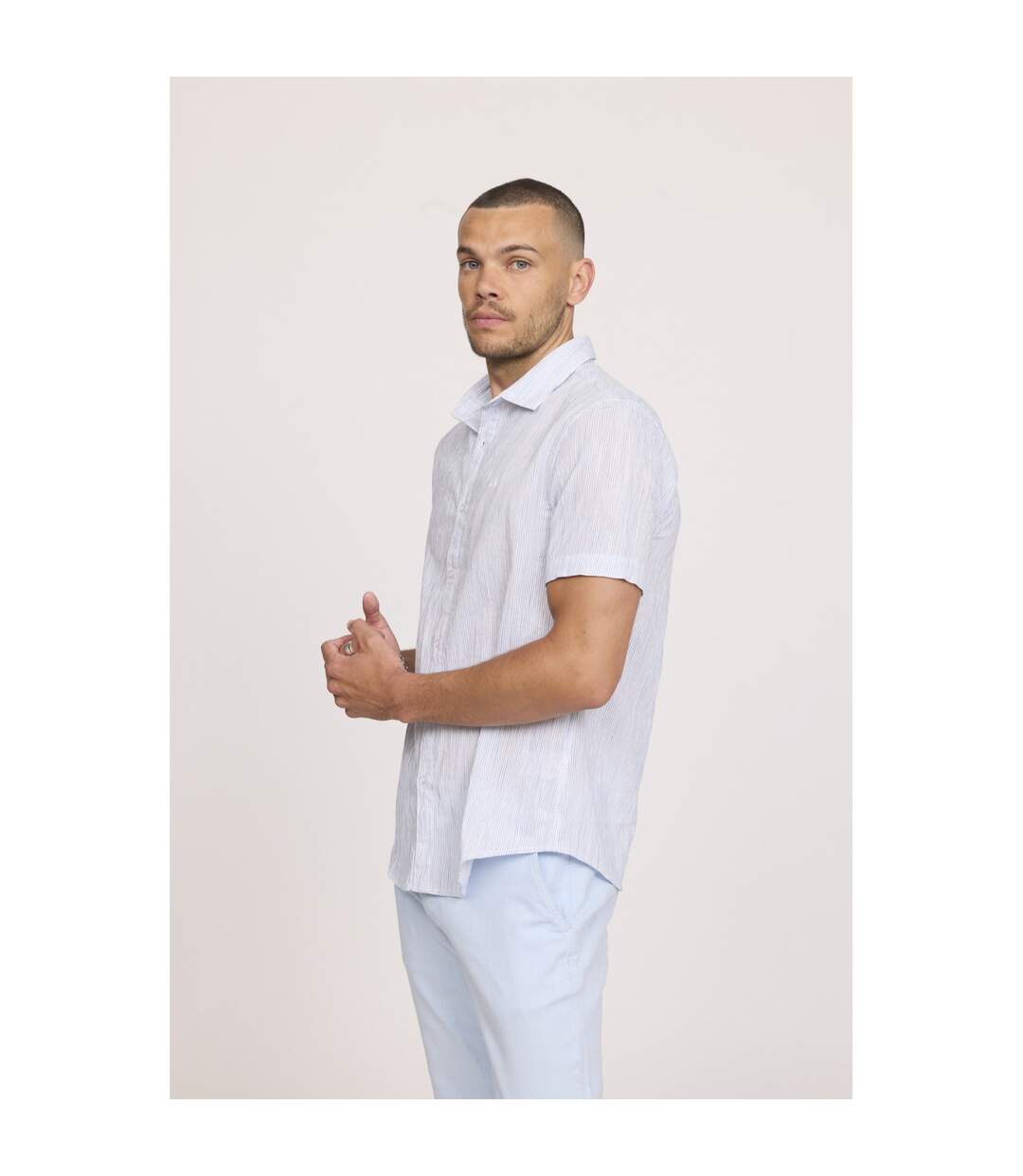 Chemise manches courtes coton regular DLIG-4