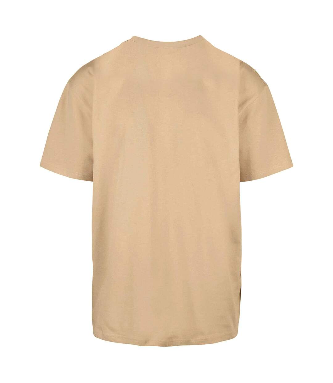 Mens Heavyweight Oversized T-shirt Union Beige Build Your Brand-2