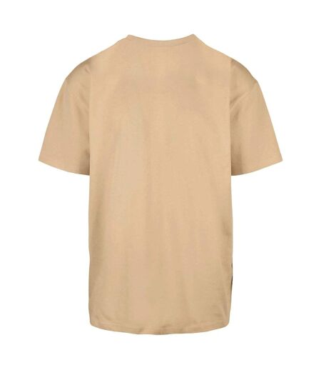 Mens Heavyweight Oversized T-shirt Union Beige Build Your Brand