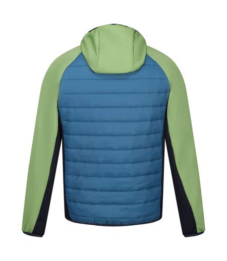 Veste hybride andreson homme bleu sarcelle foncé / vert piquant Regatta