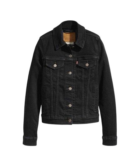 Veste Camionneur Manches Longues Motif/style Uni Femme Black Air Levis