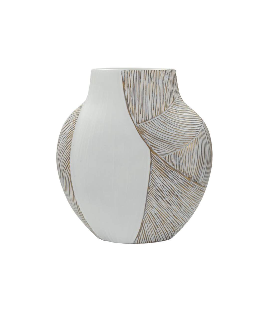 Vase Design Hochi 37cm Blanc-1