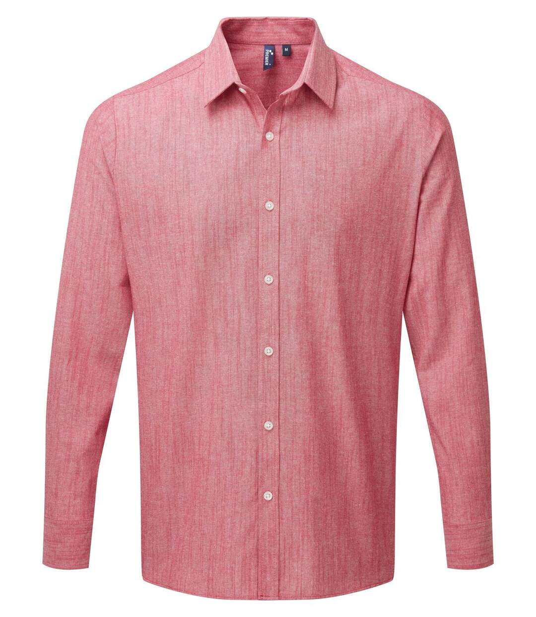 Chemise manches longues - Homme - PR245 - rouge-2