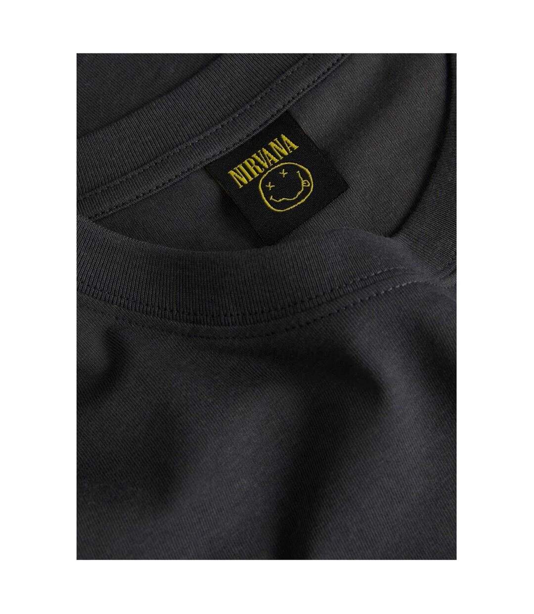 T-shirt Motif/style Nirvana Serve The Servants Homme Anthracite Jack And Jones-4