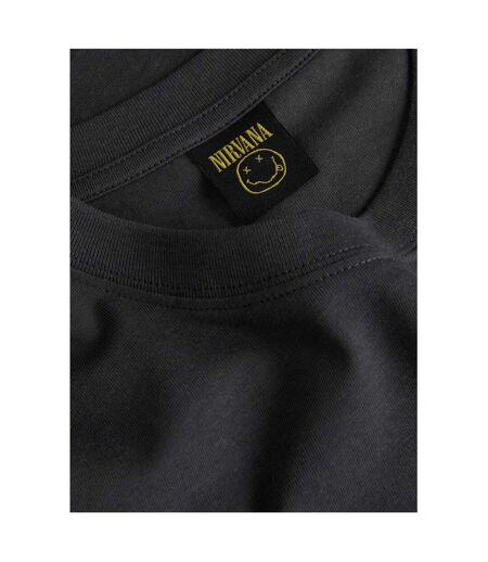T-shirt Motif/style Nirvana Serve The Servants Homme Anthracite Jack And Jones