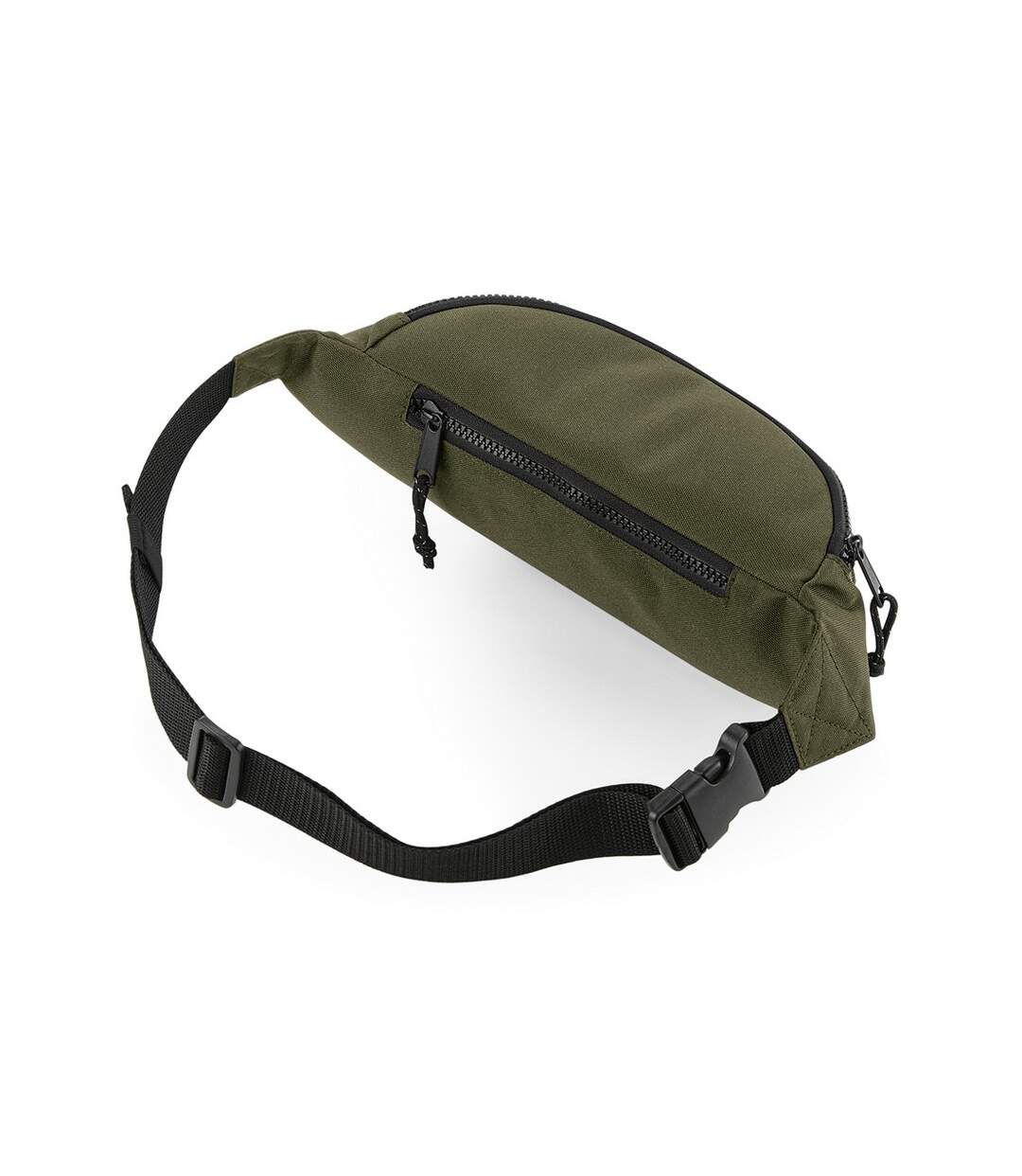 Unisex Recycled Belt Bag One Size Military Green Bagbase-2