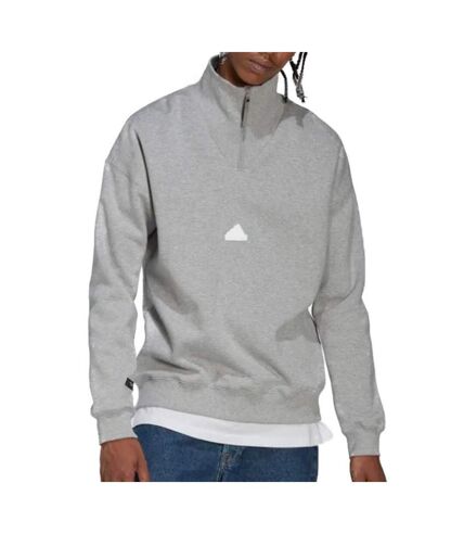 Sweat 1/4 Zip Gris Homme Adidas HN1945 - M