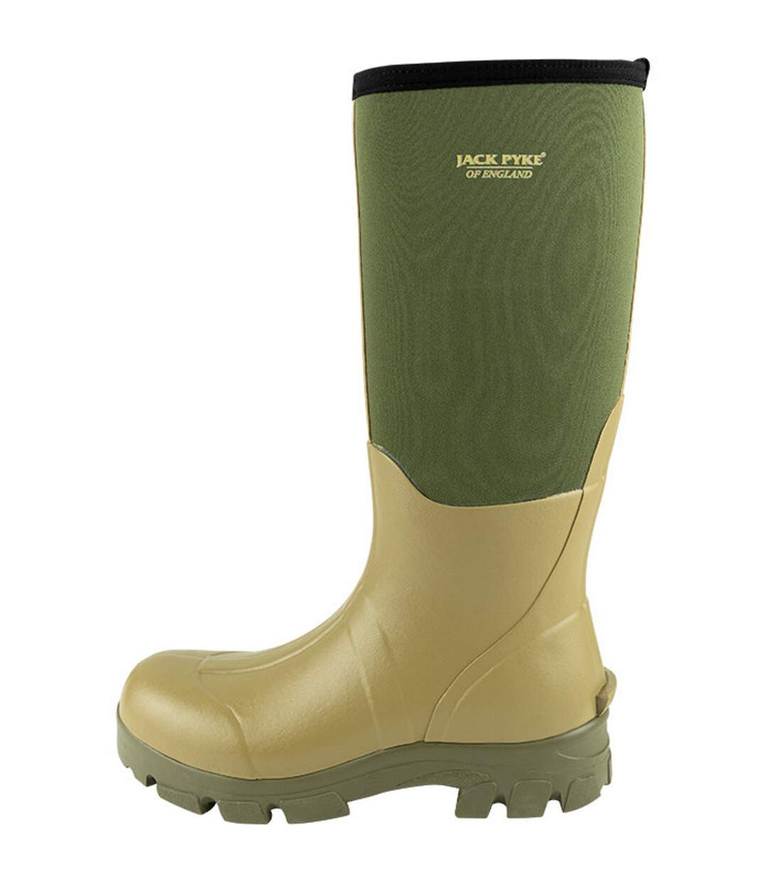Mens Ashcombe Neoprene Wellington Boots Green Jack Pyke-3