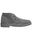Roamers Mens Real Suede Unlined Desert Boots (Grey) - UTDF111