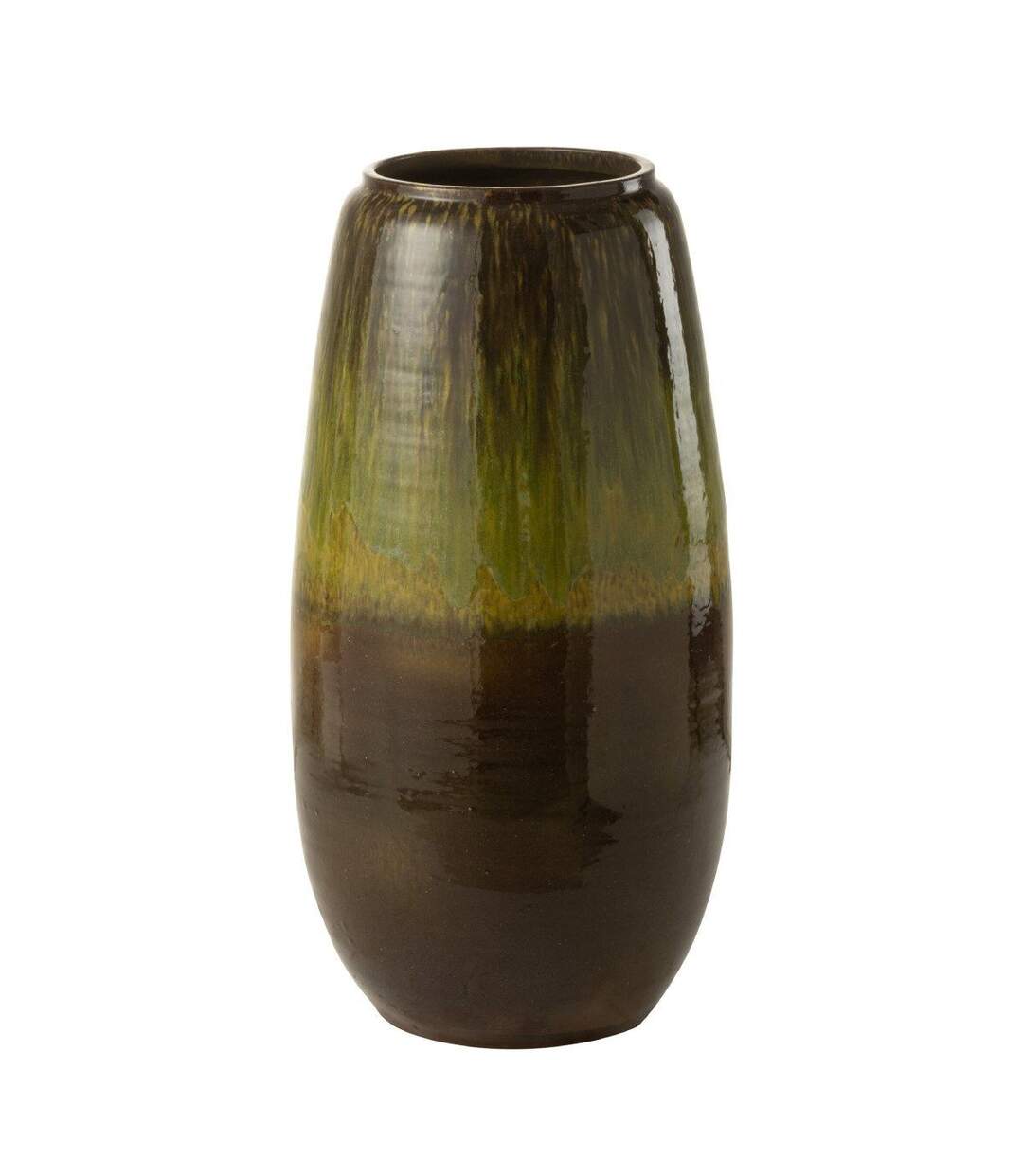 Vase en Céramique Olive 64cm Vert-1