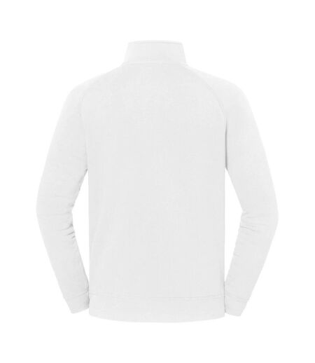 Unisex Adult Iconic Premium Sweat Jacket White Fruit Of The Loom