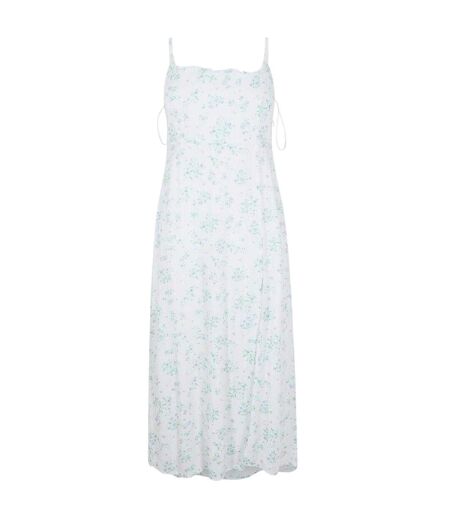 Robe À Bretelles Motif/style Floral Femme Blanc Bleu Jack Wills