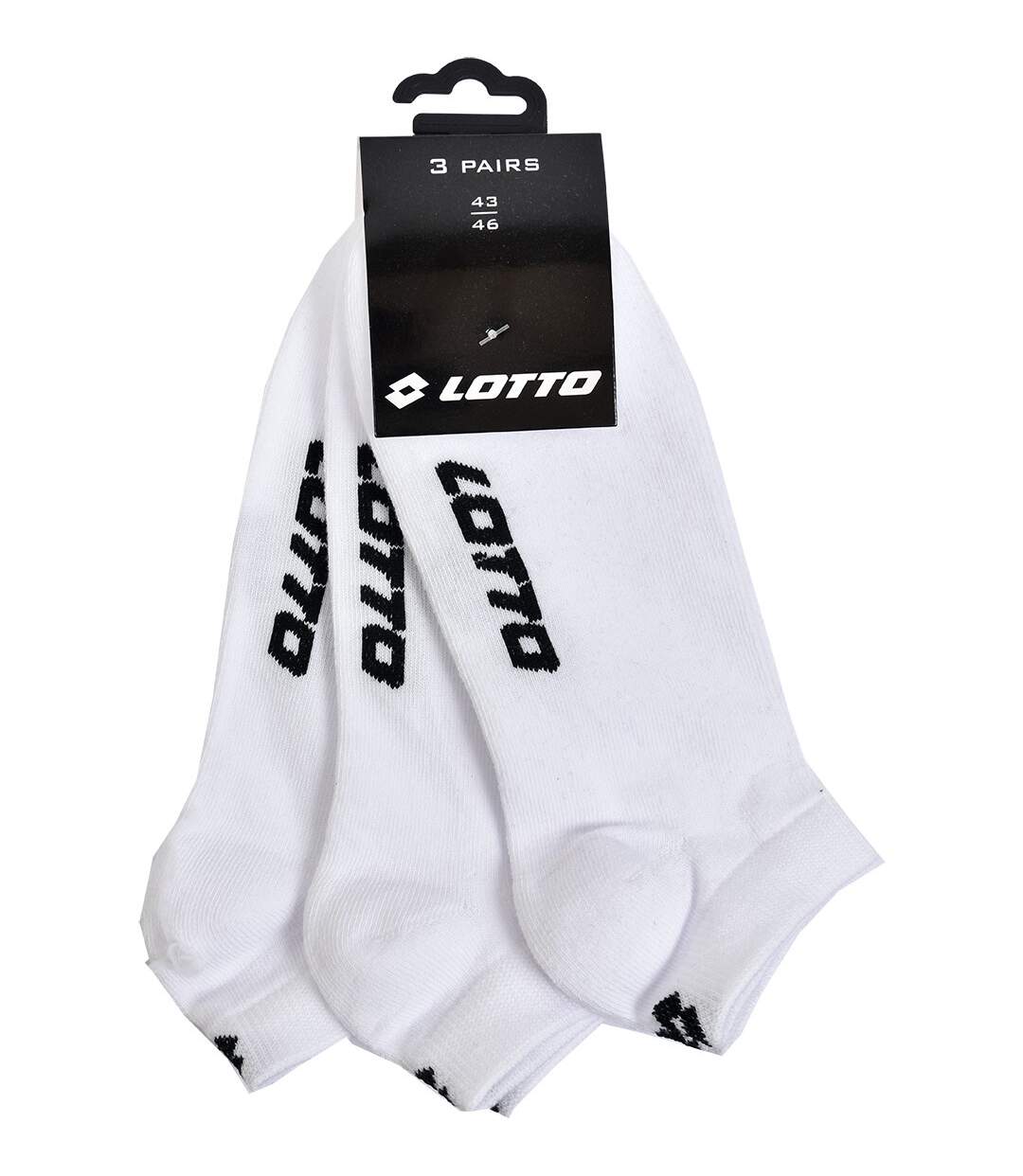 Chaussettes homme LOTTO SNEAKER Pack de 6 Paires Sneaker LOTTO Blanches