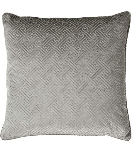 Paoletti - Housse de coussin FLORENCE (Argenté) (Taille unique) - UTRV1886