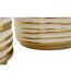Lot de 2 Vases en Céramique Blom 23cm Or & Blanc-3