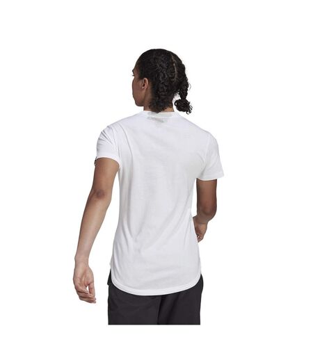 T-shirt Femme Blanc Adidas