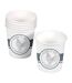 Lot de 10 Gobelets en Carton Esprit Campagne 23cl Blanc-1