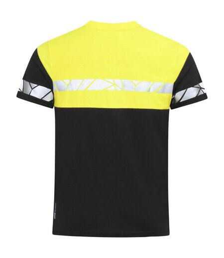 T-shirt Progression Homme Noir Jaune Projob