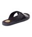 Mens Webb Leather Sliders Black Base London-2