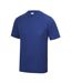 Just Cool Mens Performance Plain T-Shirt (Royal Blue)